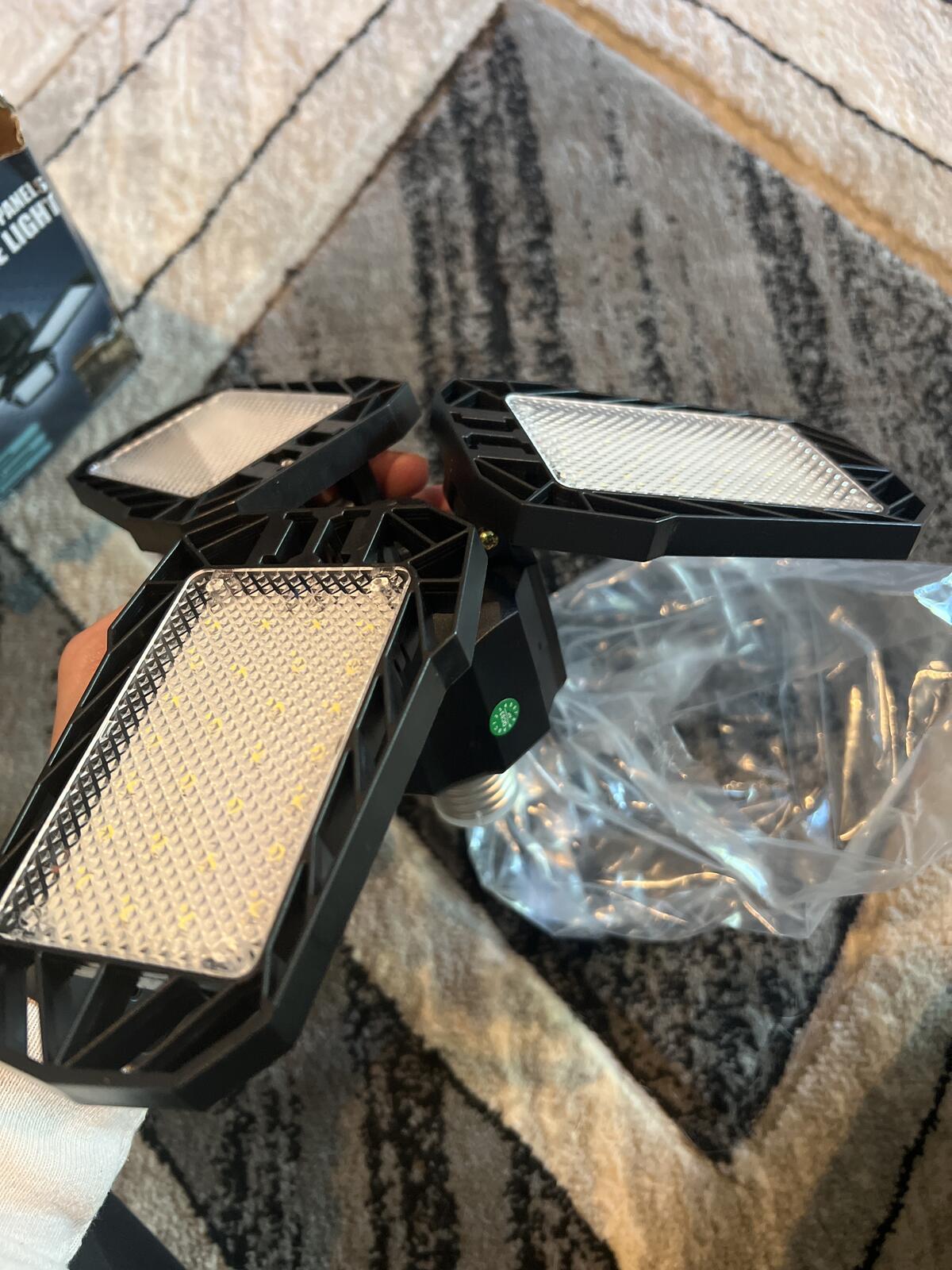 LED Adjustable Panels Garage Light - Energy Saving, Elegant Performance