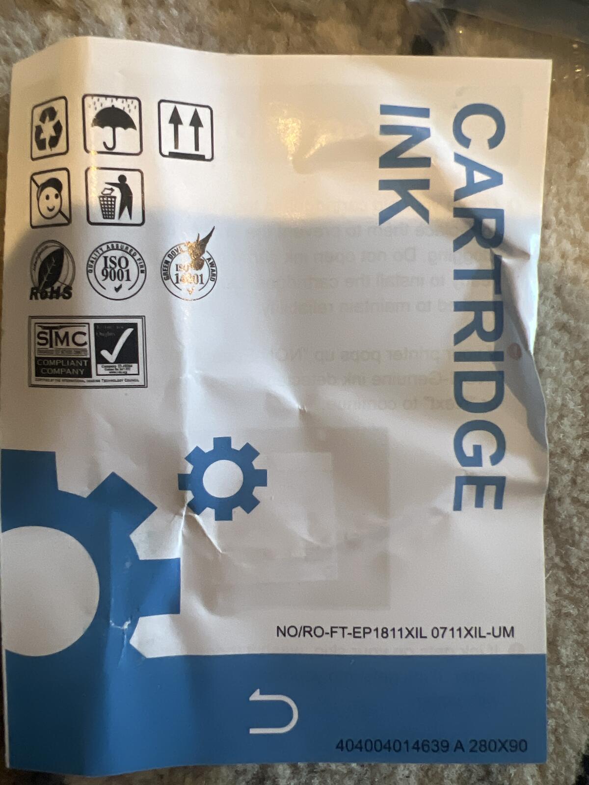 Replacement Ink Cartridge 4 Pack for 232XL/232