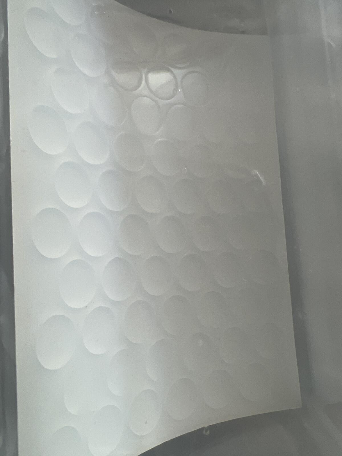 Set of 15 Clear Plastic Organizer Trays with Non-Slip Pads