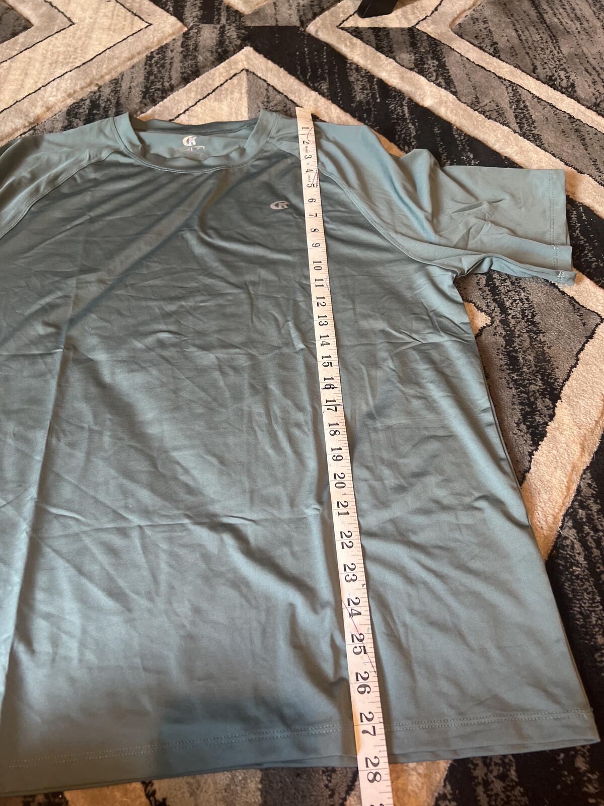 Champion Men's Athletic Performance T-Shirt Size L Blue