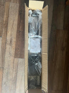 Open Box Kitchen Island Pendant Light Fixture with 5 Glass Shades