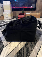 Black Multi-Compartment Collapsible Foldable Organizer Tote Bag