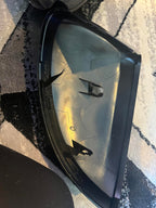 Pair of Black Replacement Side Mirror Covers with Installation Tool