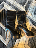 Black Platform High Heel Boots - Stylish and Bold! Comparable to US size 10/11