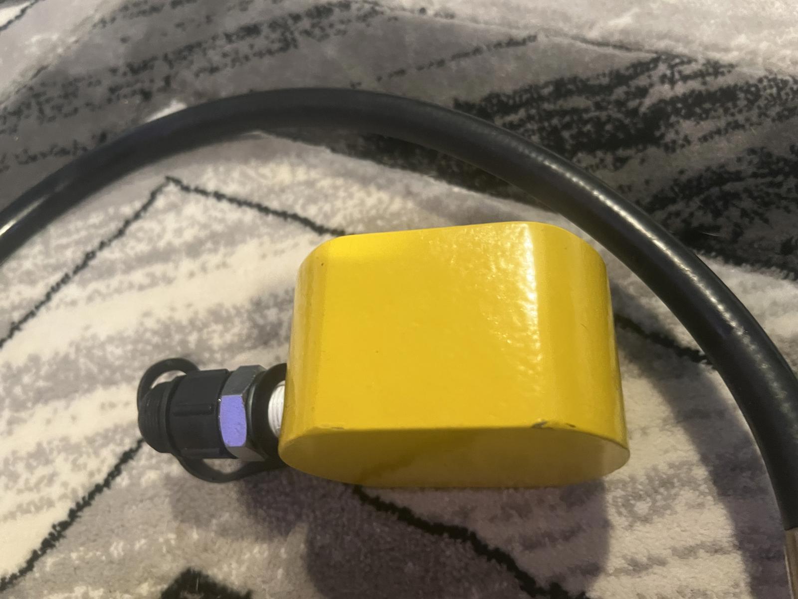 20 Ton Hydraulic Cylinder Jack Porta Power Ram Lifting & Hydraulic Hand Pump USA