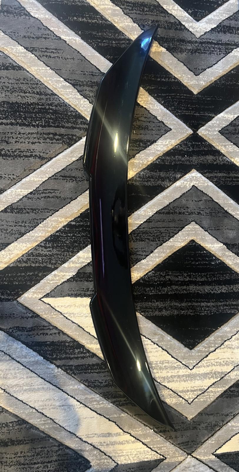 Sleek Black Car Spoiler - Open Box