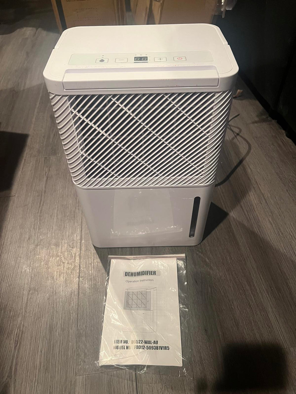 Electactic 8 Pint Dehumidifier with Drain Hose, 750 Sq. Ft Coverage - Open Box