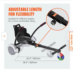 Hoverboard Seat Attachment with LED Lights - Hoverboard not included