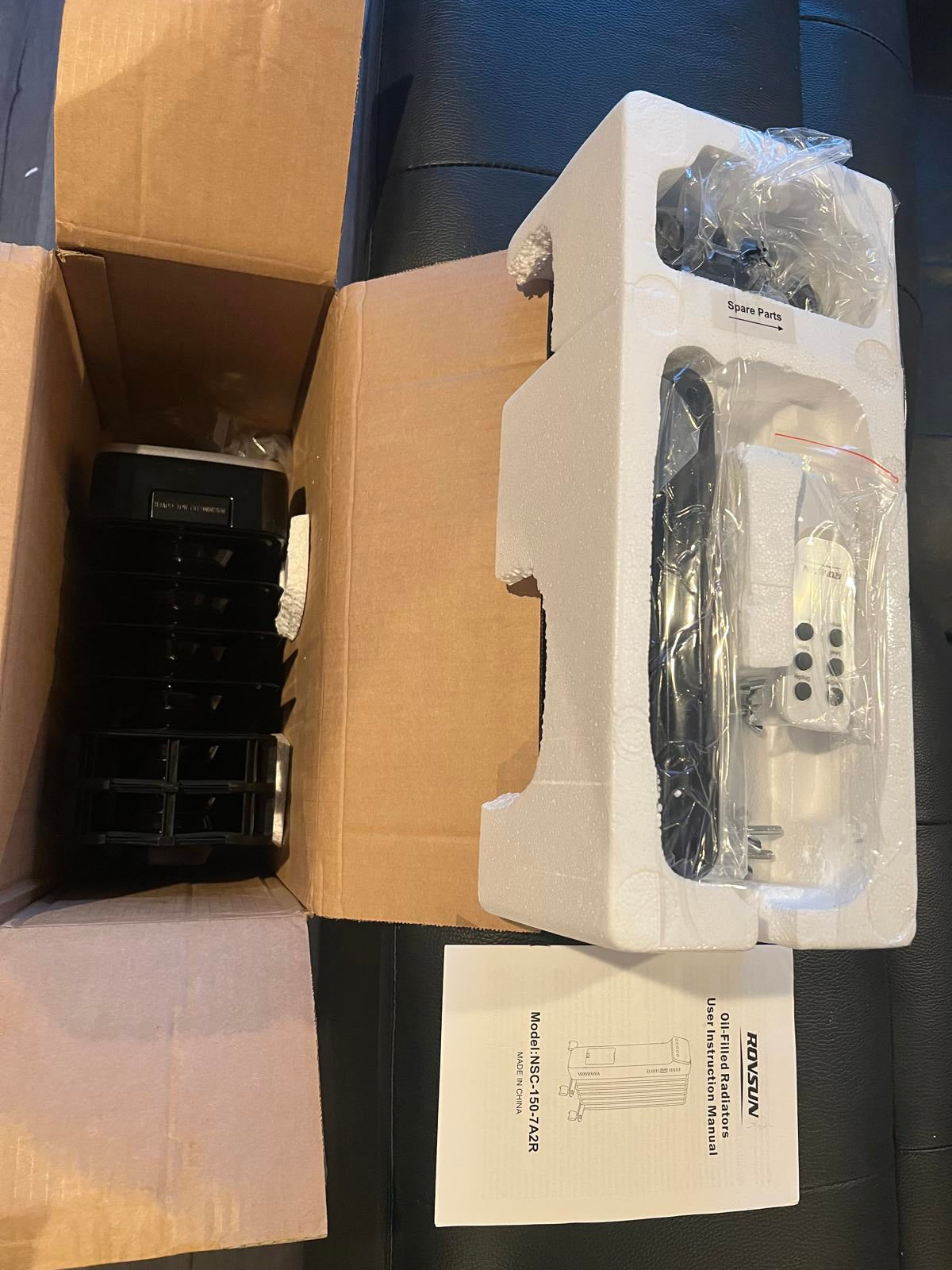 Rovsun Oil-Filled Radiator Heater NSC-150-7A2R - Open Box