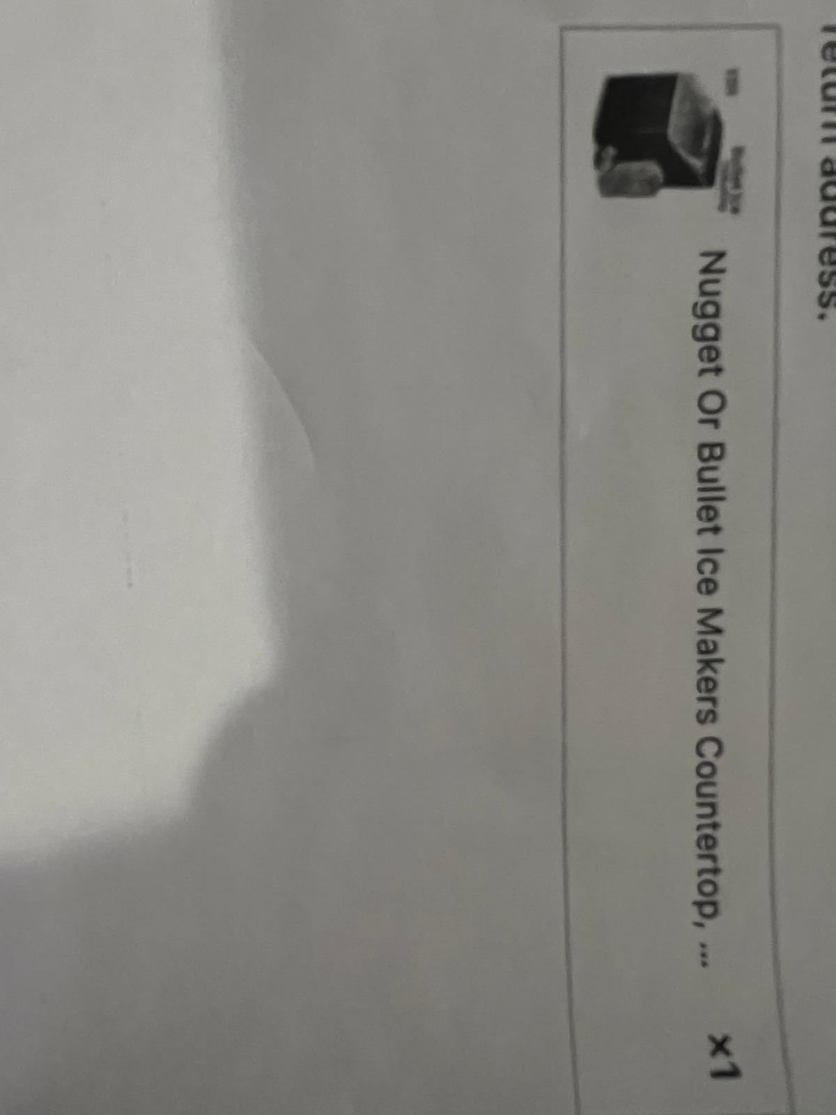 Nugget Or Bullet Ice Maker For Countertop