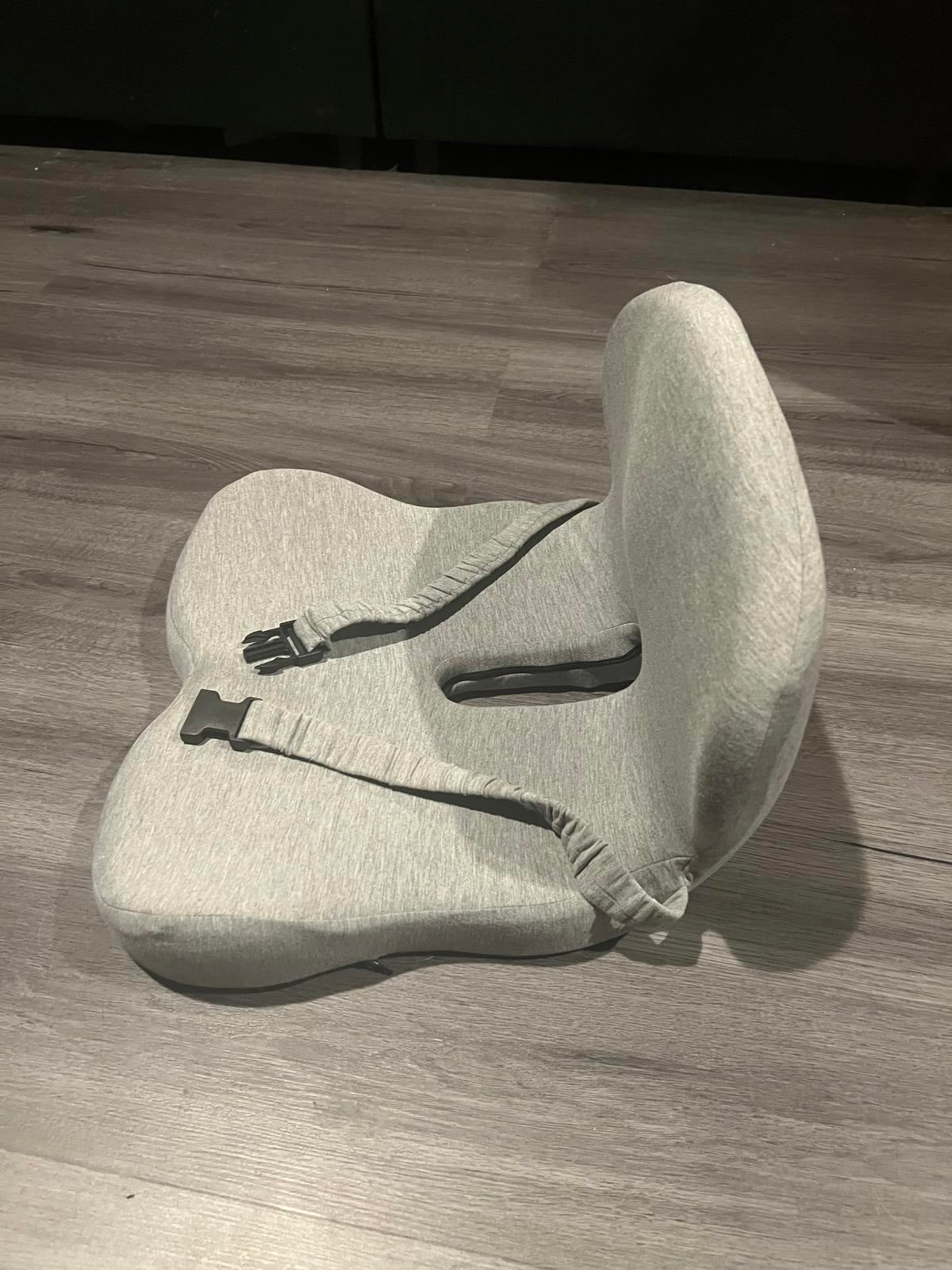 Ergonomic Seat Cushion with Back Support - Gray