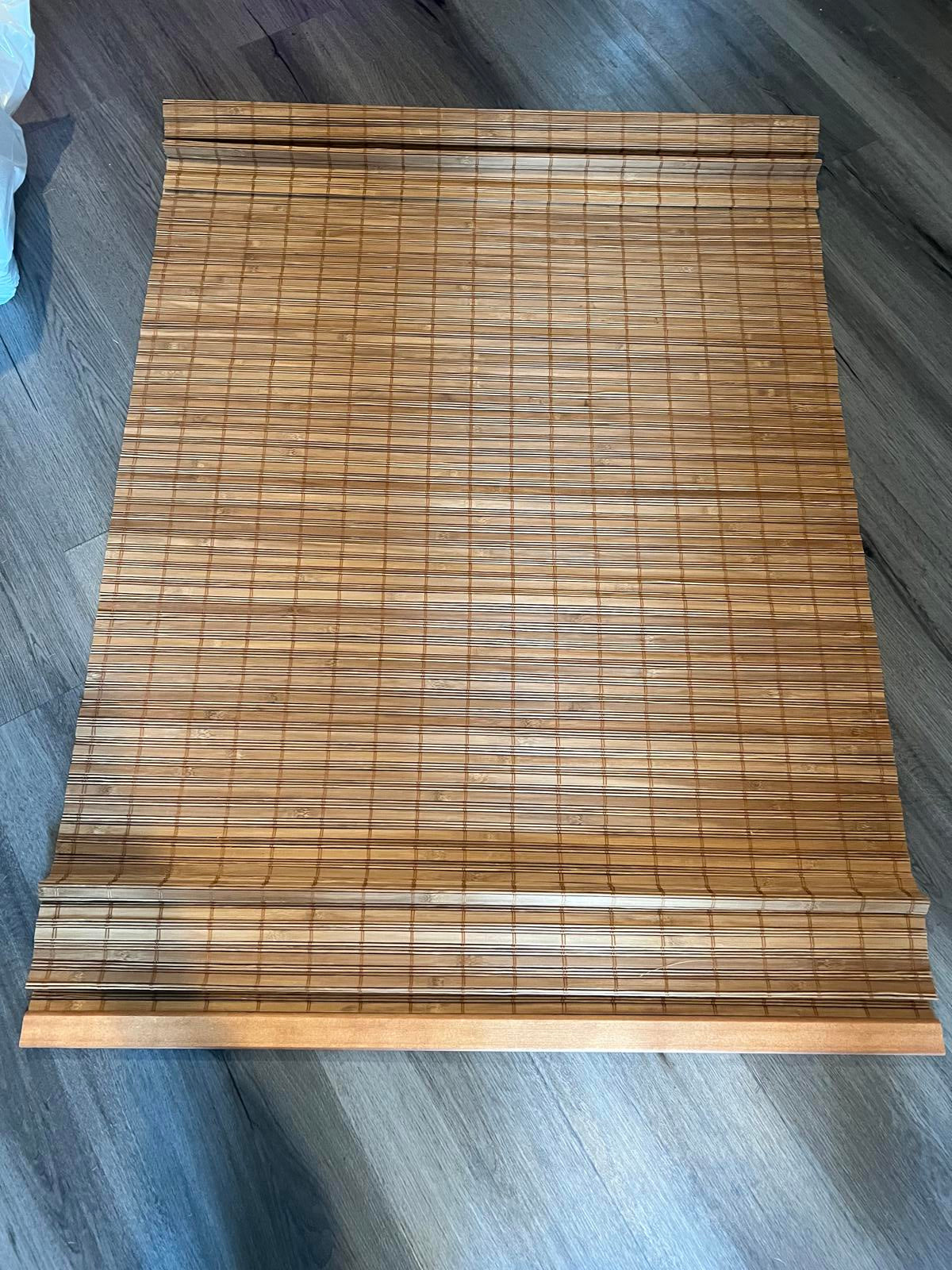 Squirrel Cordless Bamboo Roman Shade 35" x 64"