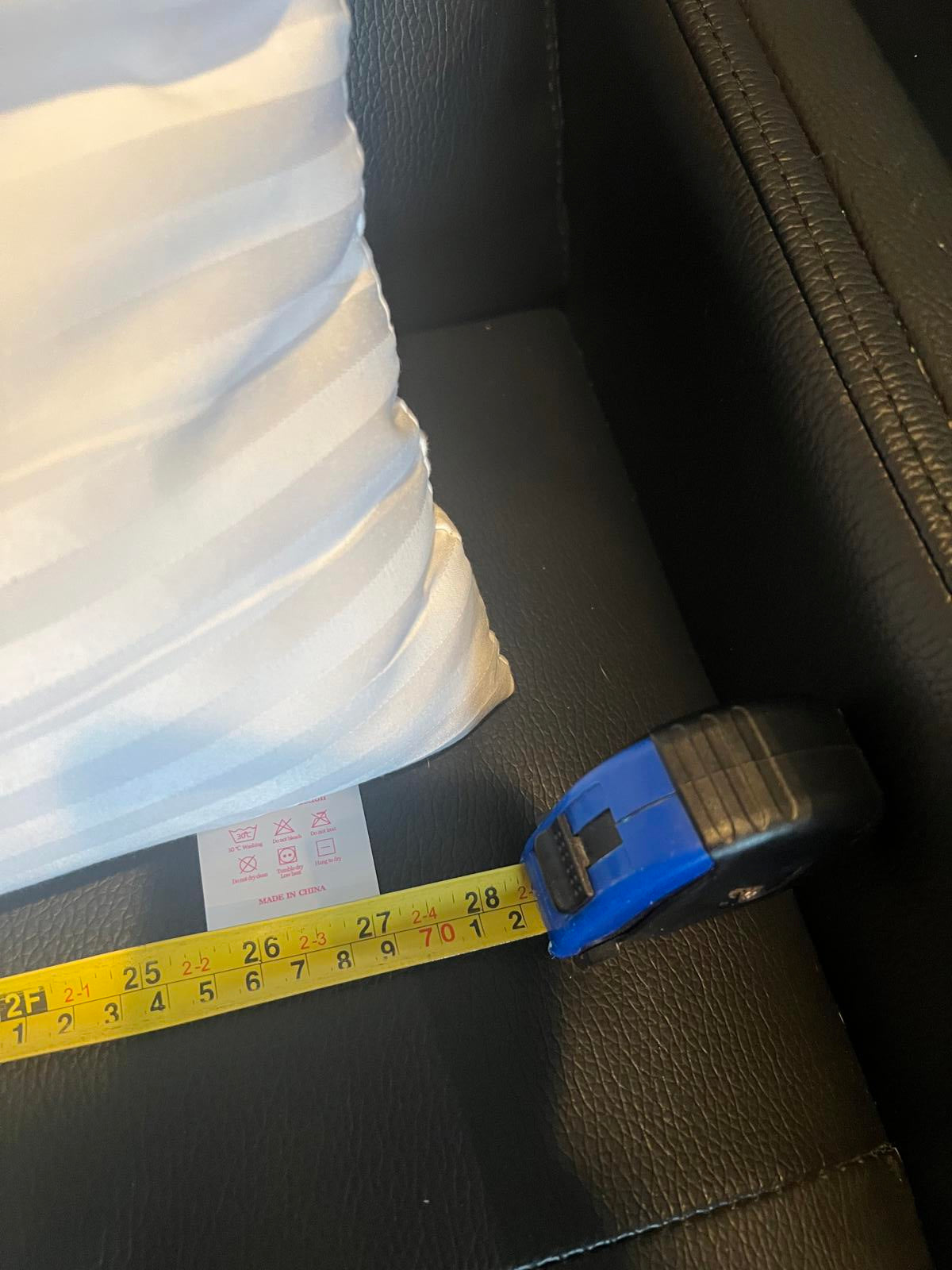 New White Stripe Pillows Queen Standard