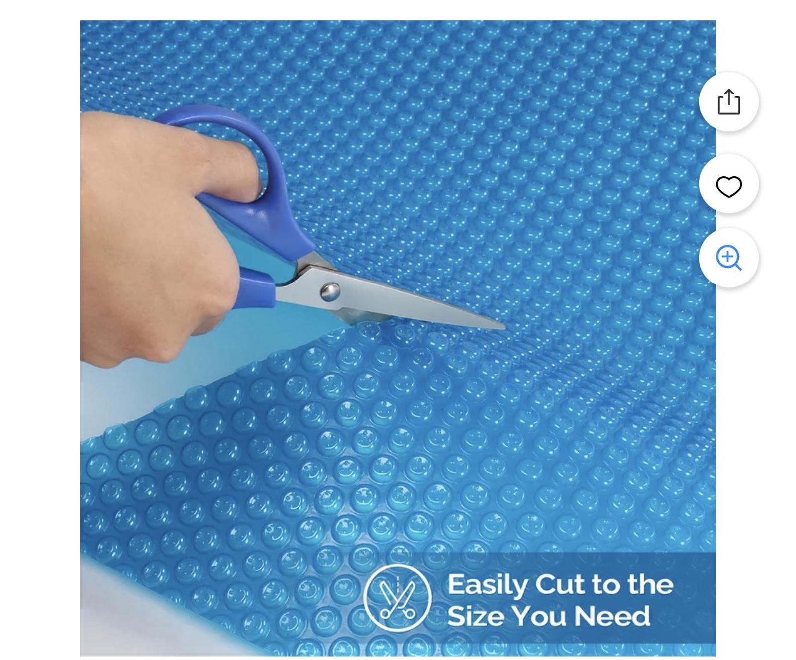 VINGLI 12 mil Solar Pool Cover 16x32 ft Rectangle Solar Blanket for pools