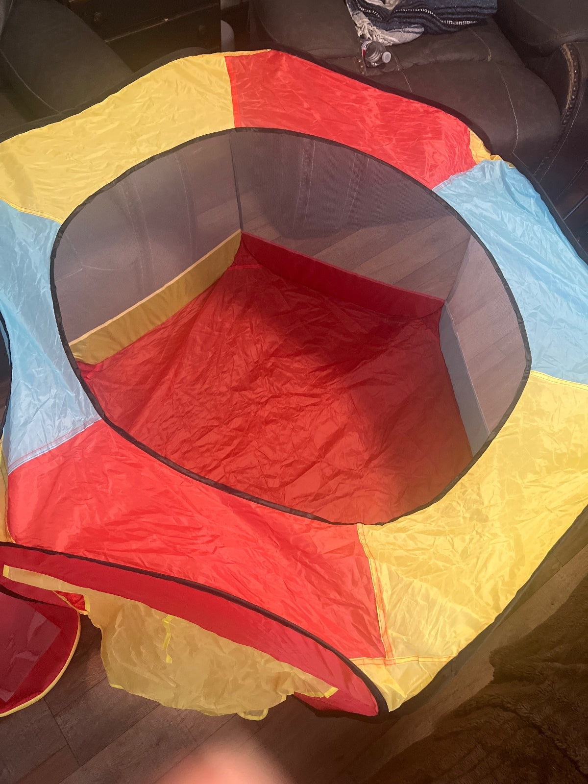 Colorful Kids Pop-Up Play Tent Playpen Ball Toy Pit with Carrying Case