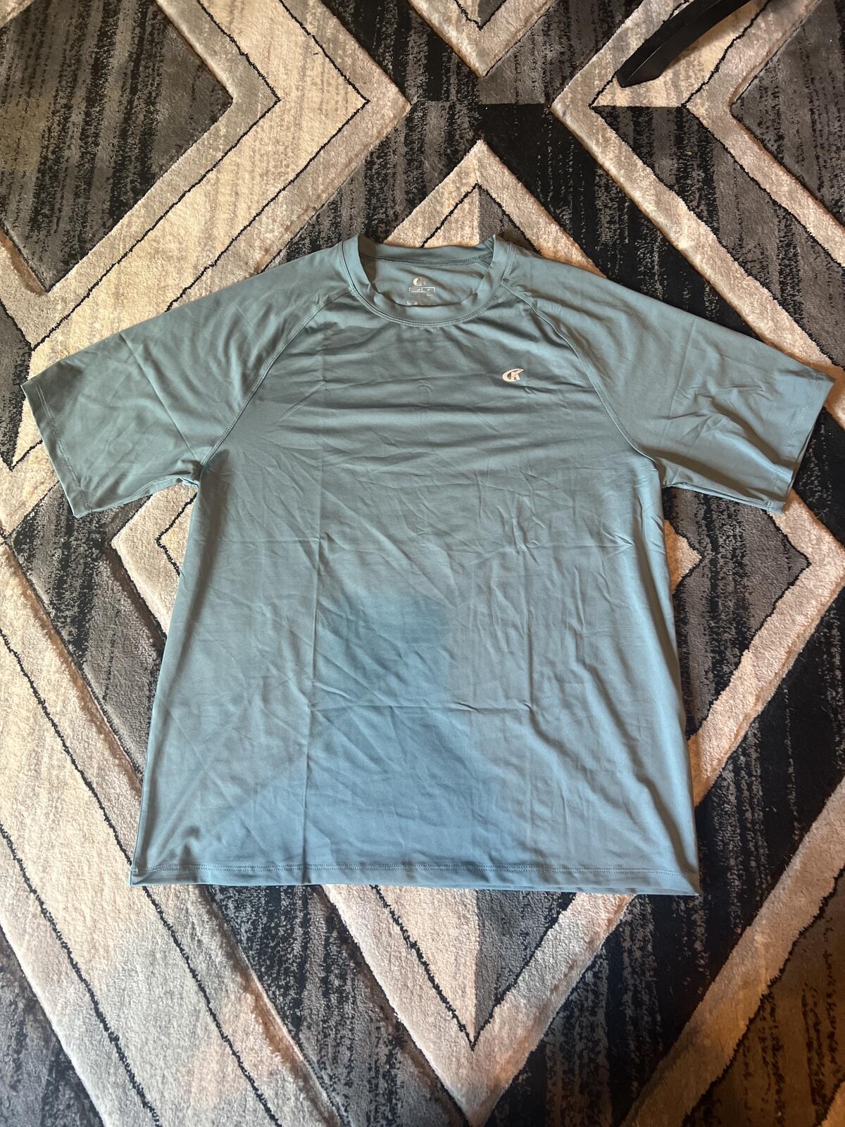 Champion Men's Athletic Performance T-Shirt Size L Blue
