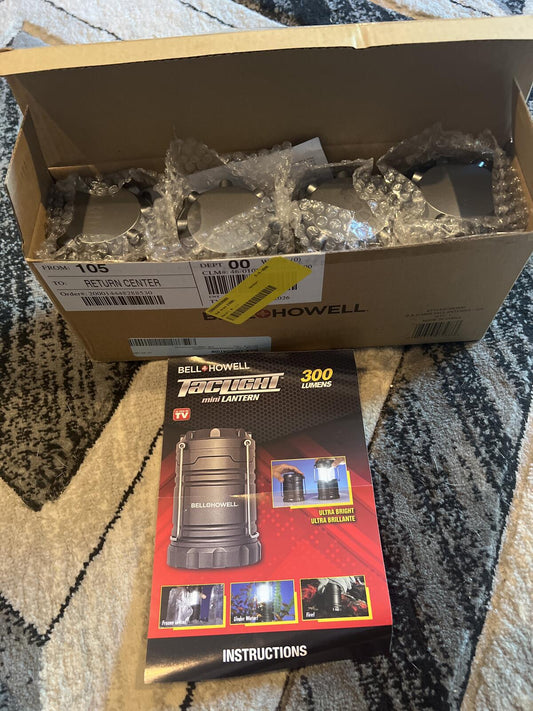 Bell+Howell TacLight Mini Lantern 300 Lumens - 4 pack