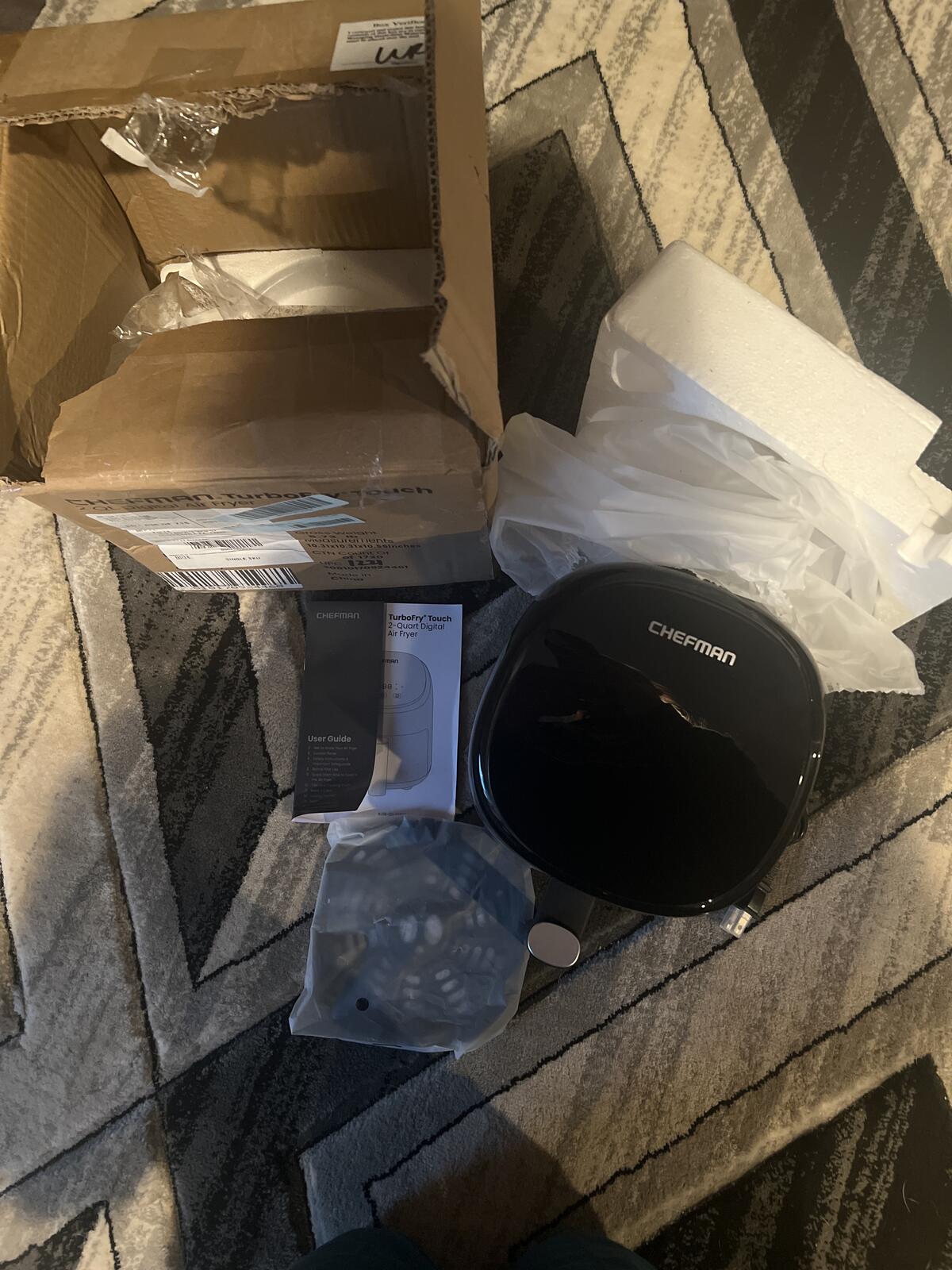 Chefman TurboFry Touch 2 Qt. Digital Air Fryer - Black