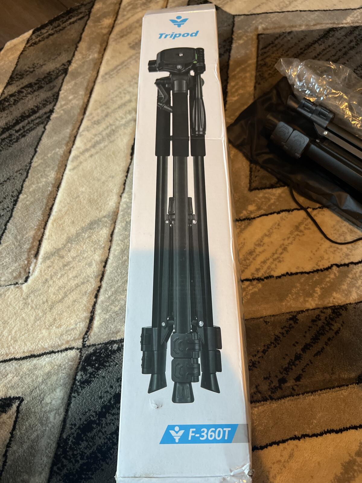 F-360T Tripod with Quick Release Plate and Adjustable Head