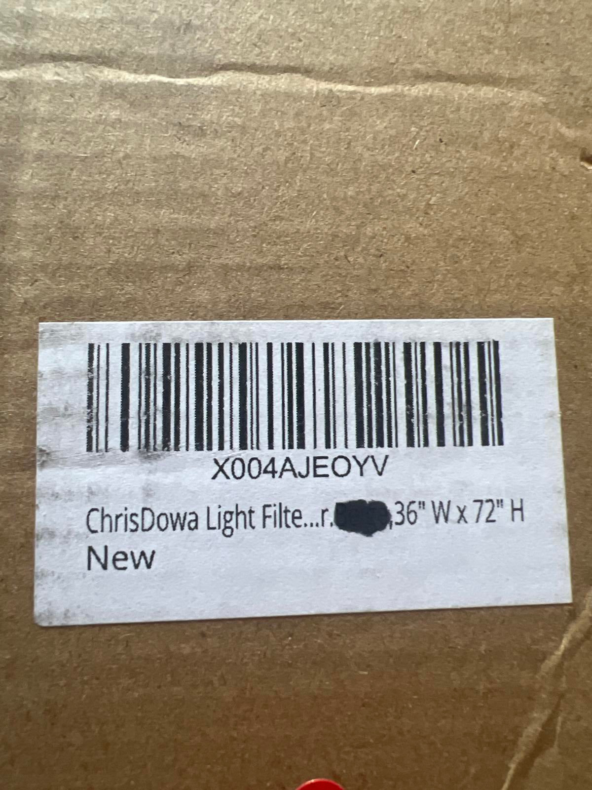 Open Box Cellular Window Shade - Light Filtering, Honeycomb Design - No Brackets