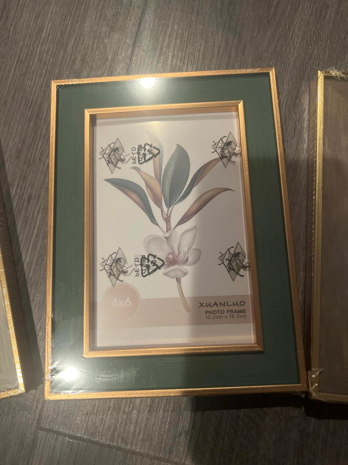 Set of 4 Decorative Photo Frames - 4x6 Size