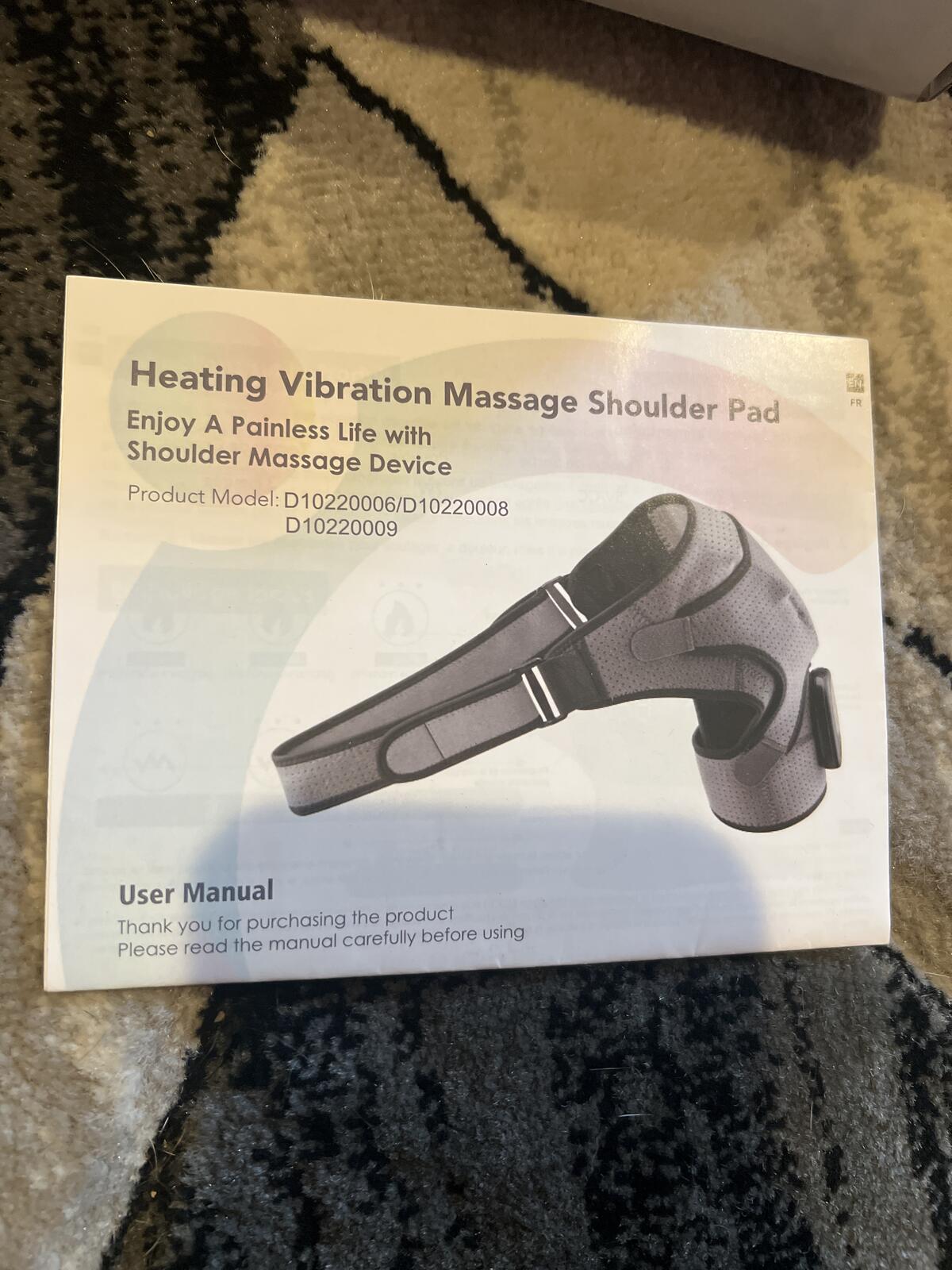 Heating Vibration Massage Shoulder Pad - Open Box