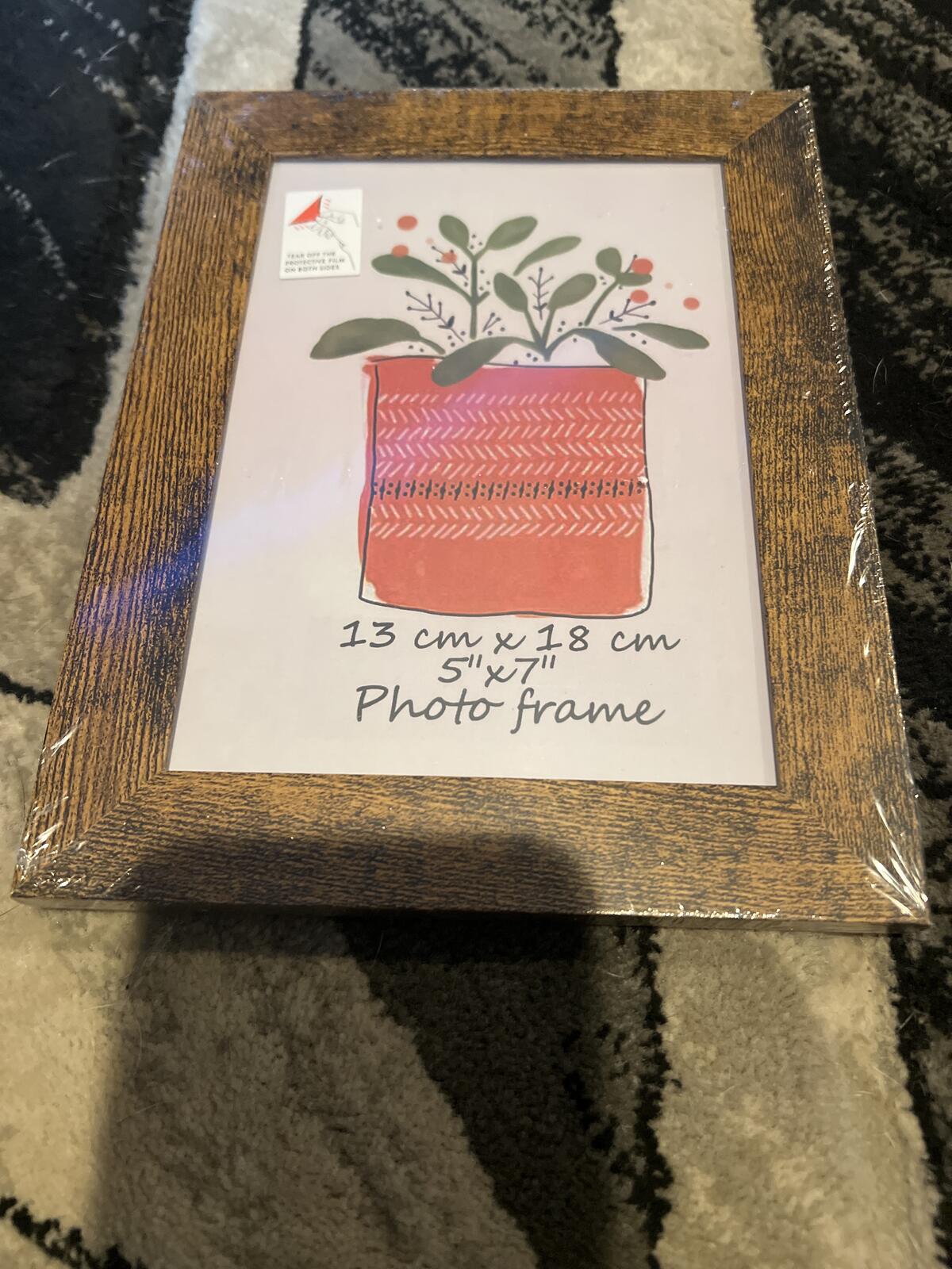 Set of 7 Rustic 5x7 Photo Frames