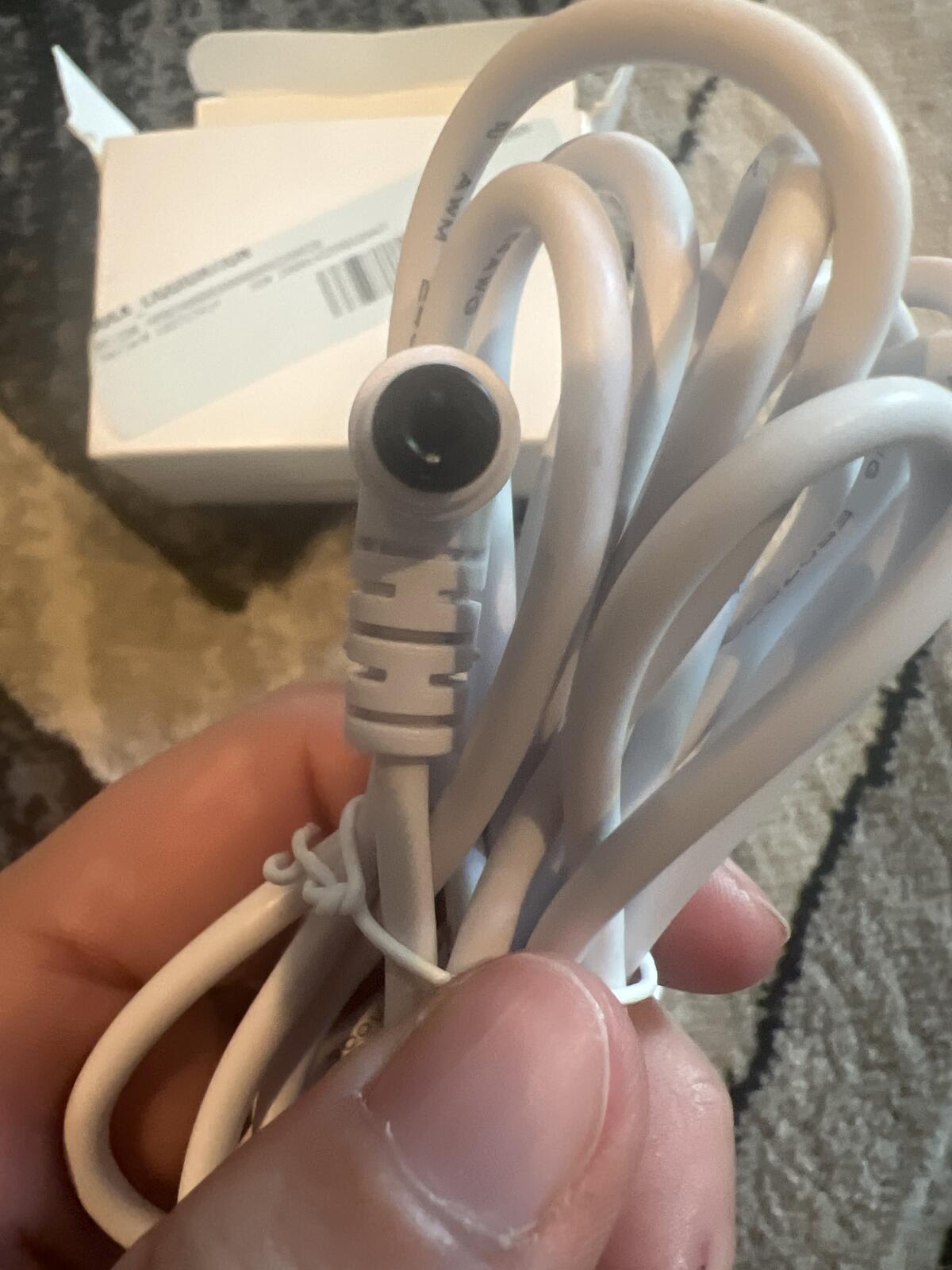 White Power Supply Adapter Charger with 5.0V Output