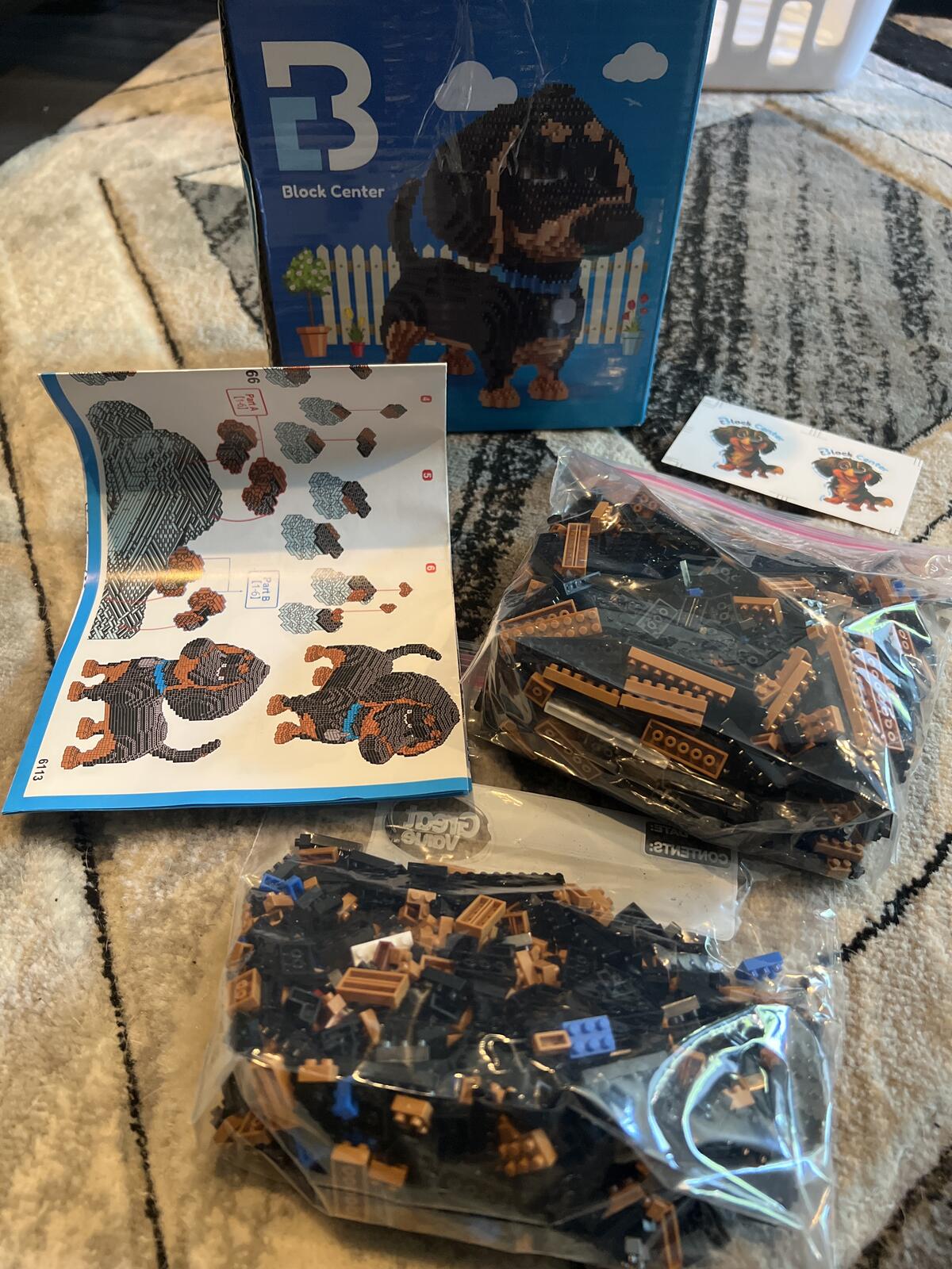 Block Center Dachshund Building Block Set 2100 PCS