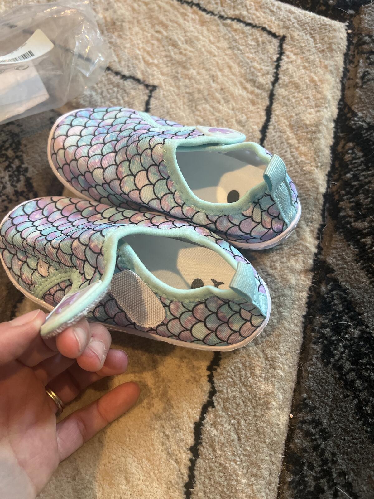 See Kai Run Toddler Shoes with Mermaid Scale Pattern