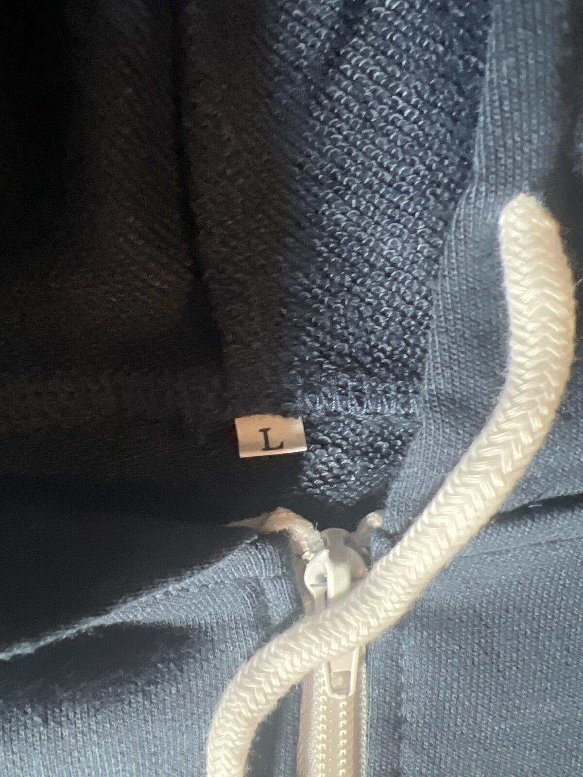 Color Block Zip-Up Hoodie Jacket Size Large