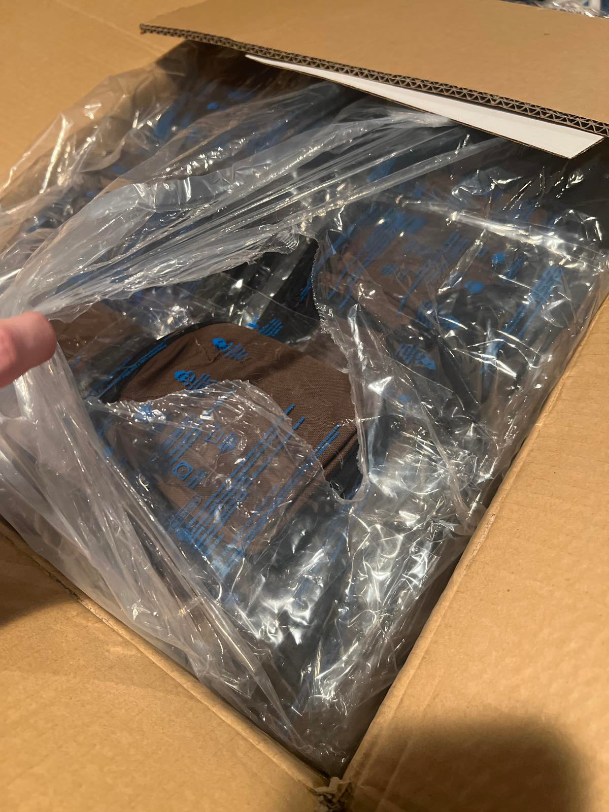 Reusable Non Medical Brown & Black Face Mask with Adjustable Ear Loops -200 pack