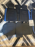 GQING Black and Blue Car Seat Covers - Full Set