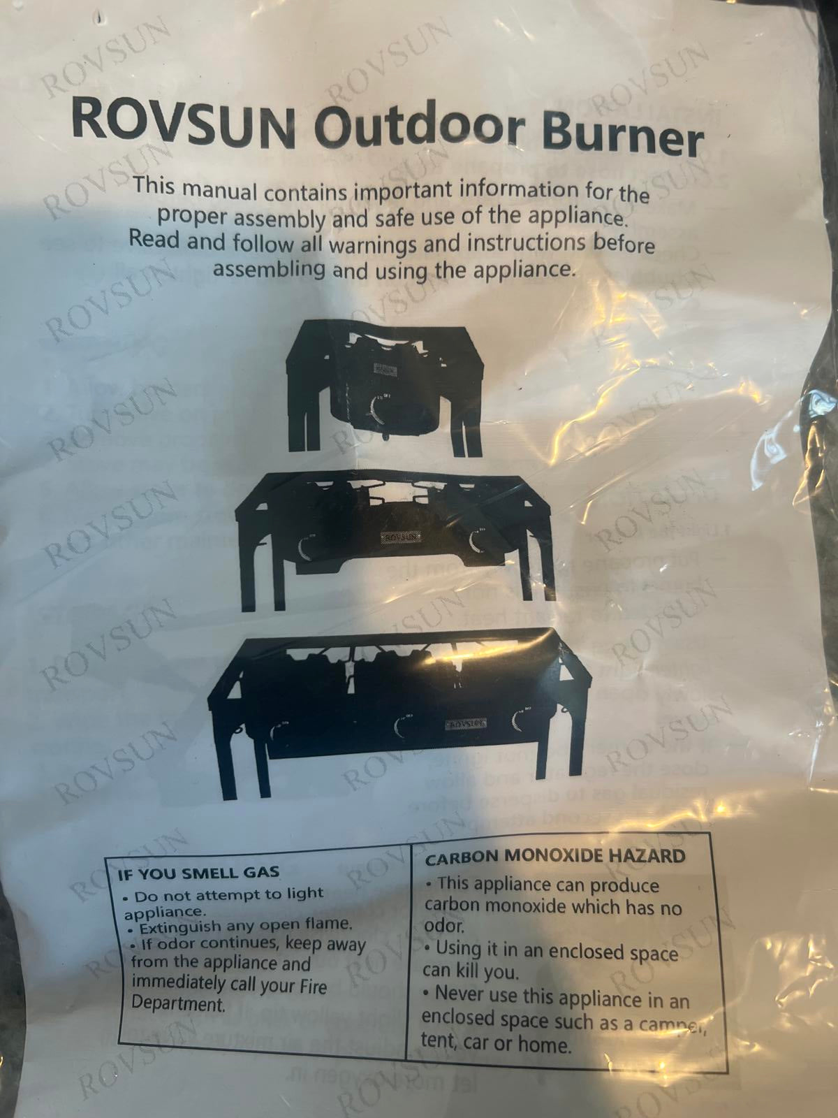 ROVSUN Outdoor 2 Burner - Open Box