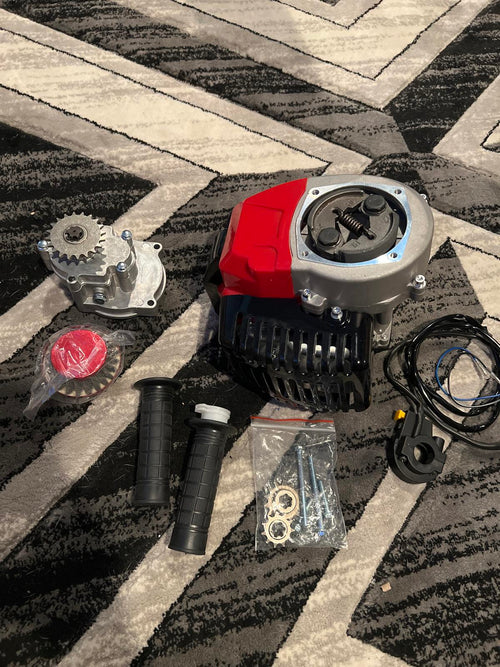 49CC 2-Stroke Bicycle Mini Gas Engine Motor Kit with Accessories