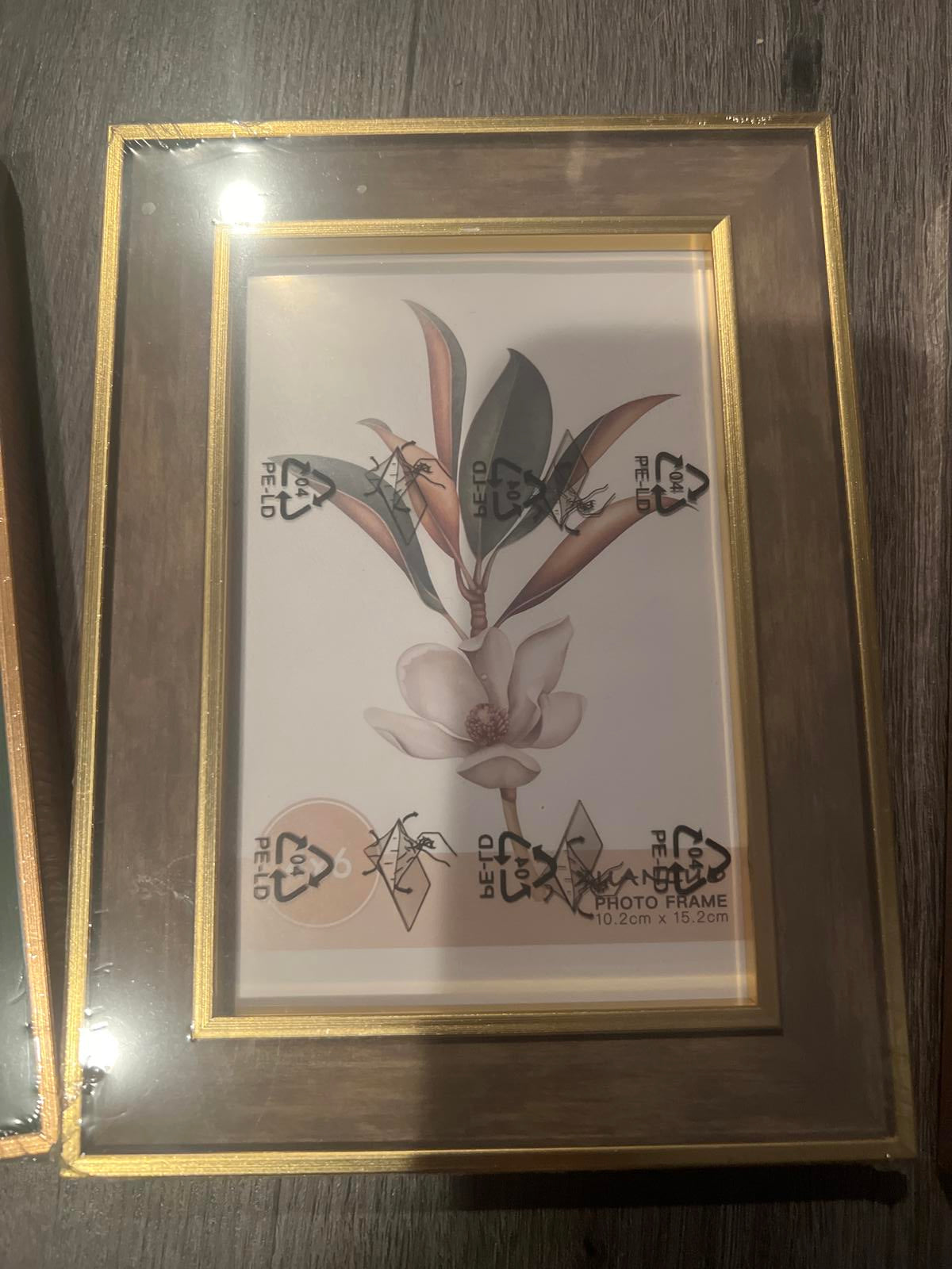 Set of 4 Decorative Photo Frames - 4x6 Size