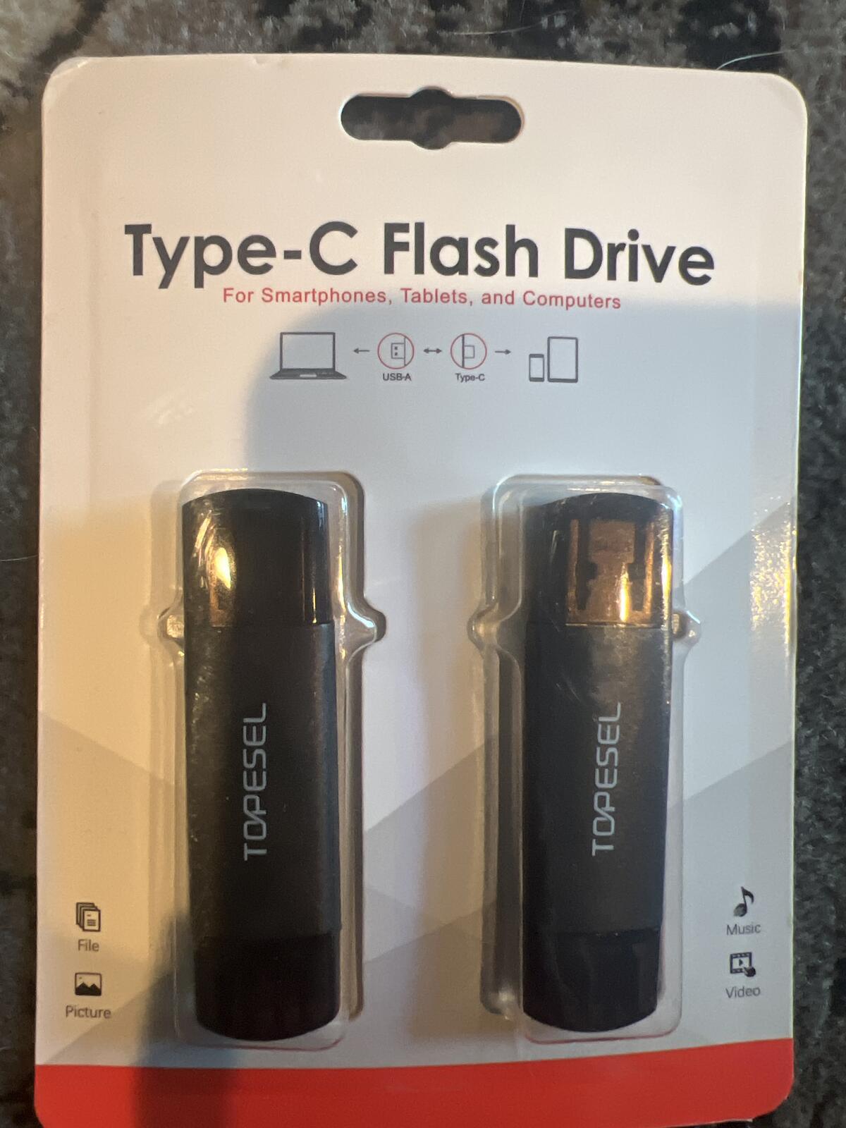 Topesel Type-C Flash Drive USB 64GB